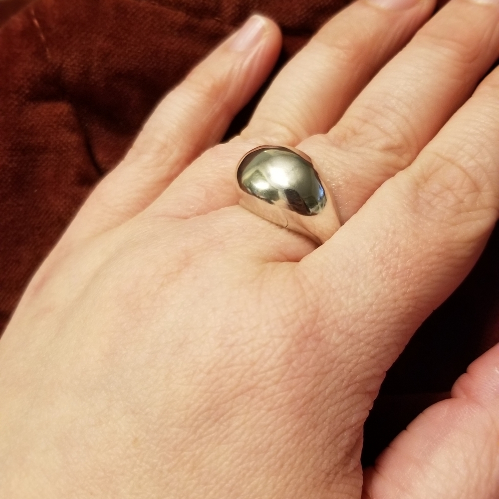 SeaworthyPDX Arium ring in sterling silver, Sz 8